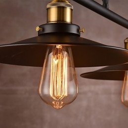 Moderne, Moderne, Mini-Stil Metalllysekrone