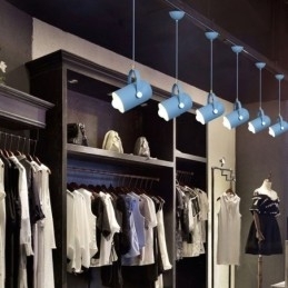 Nordisk Fargerik Pendellampe Med Enkelt Hode Og Macaron-Motiv