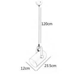 Nordisk Fargerik Pendellampe Med Enkelt Hode Og Macaron-Motiv