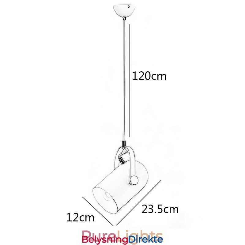 Nordisk Fargerik Pendellampe Med Enkelt Hode Og Macaron-Motiv
