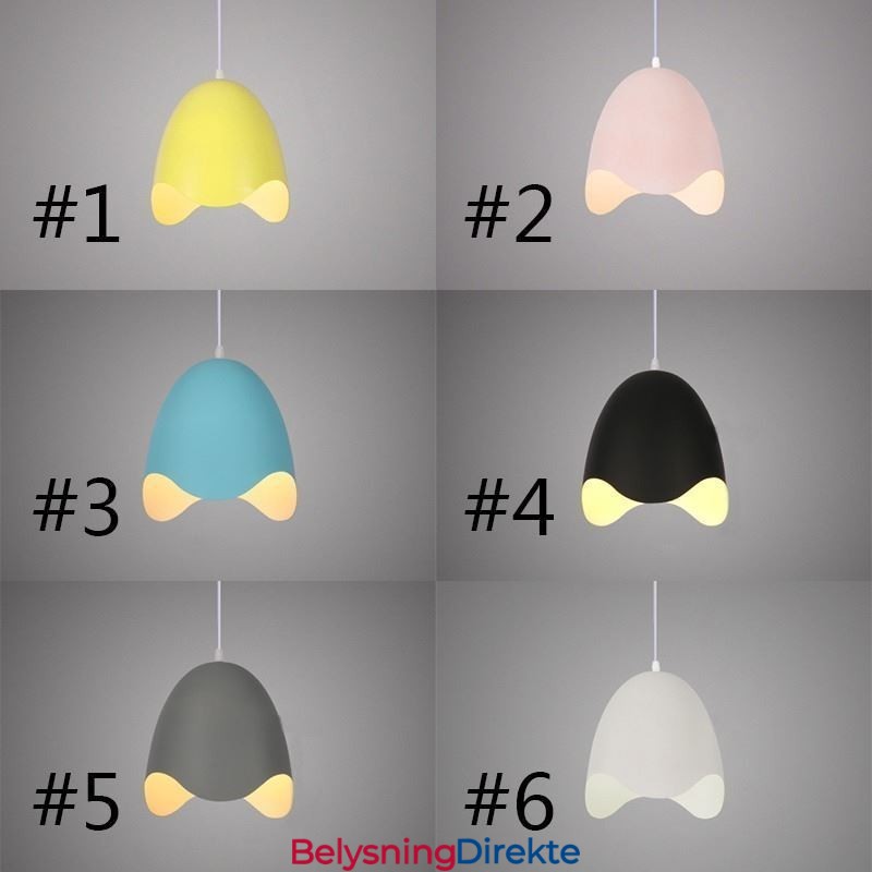 Kreativ Macaron-Anhengslampe Med Enkelt Hode