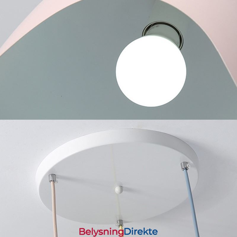 Kreativ Macaron-Anhengslampe Med Enkelt Hode