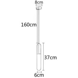 Moderne Frostet Pendellampe Børstet Pendellampe