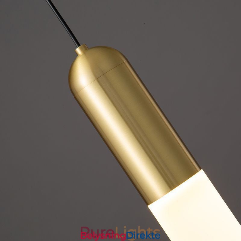 Moderne Frostet Pendellampe Børstet Pendellampe