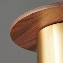 Moderne Pendellampe Med Én Lyskilde I Messing, Pendellampeøy