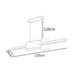 Minimalistisk Stripeformet Pendellampe Moderne Kreativ Hengelampe