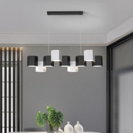 Moderne Sekskantet Hengelampe Kreativ Kombinasjonspendellampe