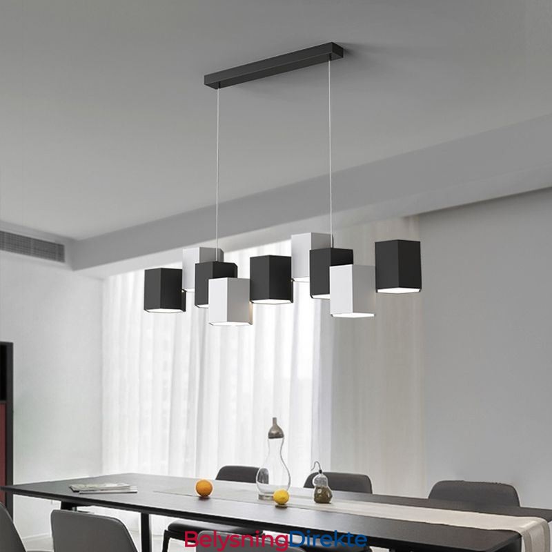 Moderne Sekskantet Hengelampe Kreativ Kombinasjonspendellampe