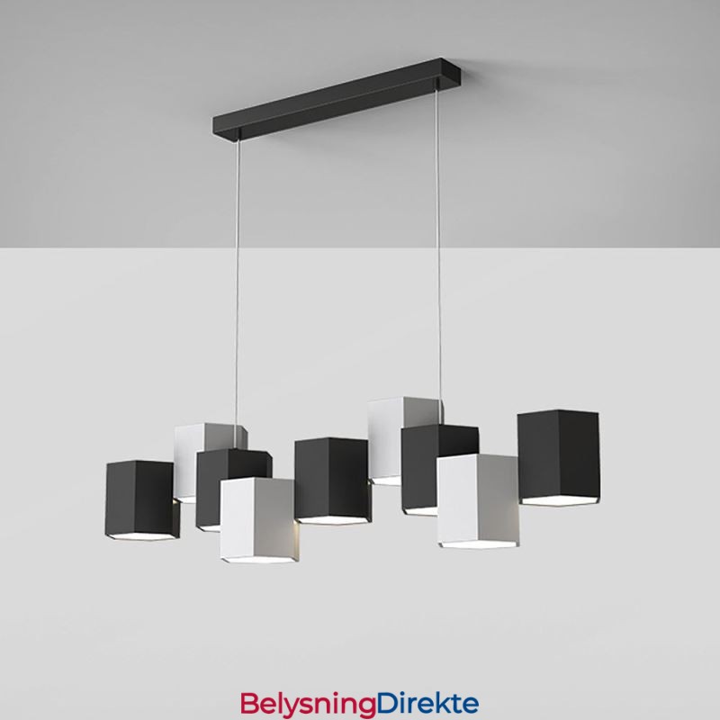 Moderne Sekskantet Hengelampe Kreativ Kombinasjonspendellampe