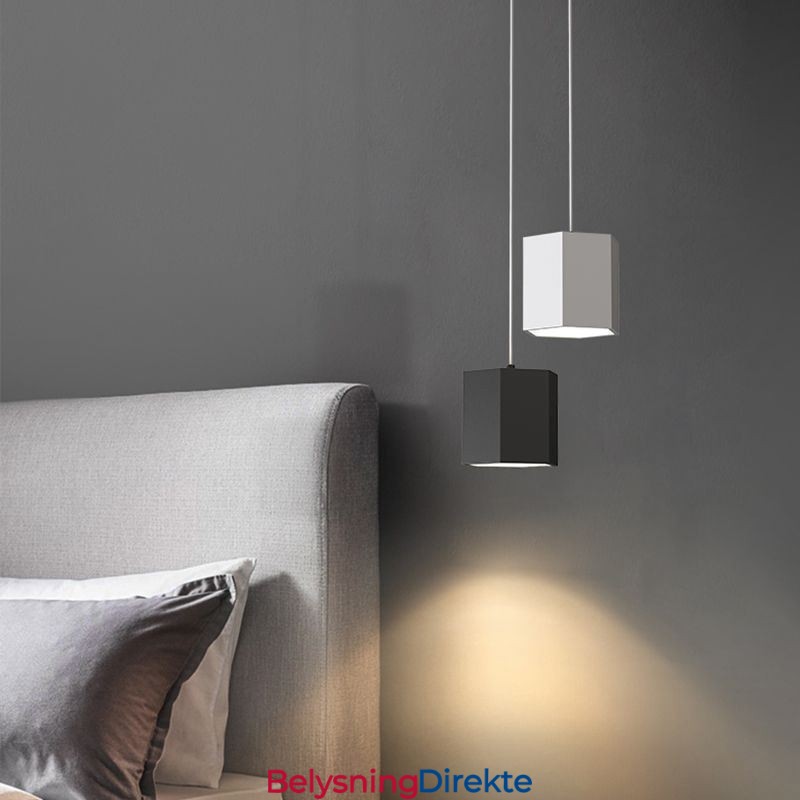 Moderne Sekskantet Pendellampe Enkel Hengelampe