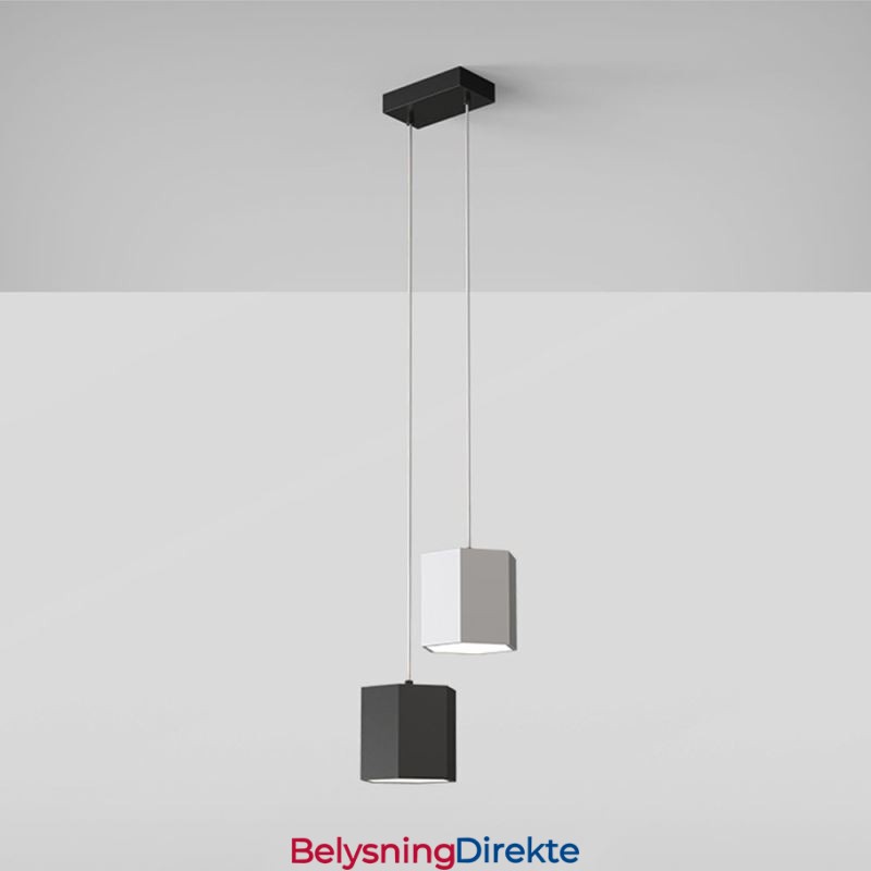 Moderne Sekskantet Pendellampe Enkel Hengelampe