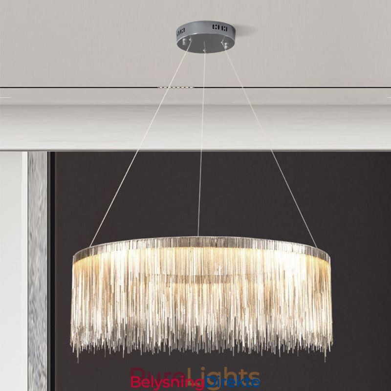 Luksuriøs Dusk Anhengslampe Rund Lysekrone