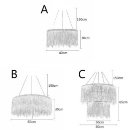 Luksuriøs Dusk Anhengslampe Rund Lysekrone