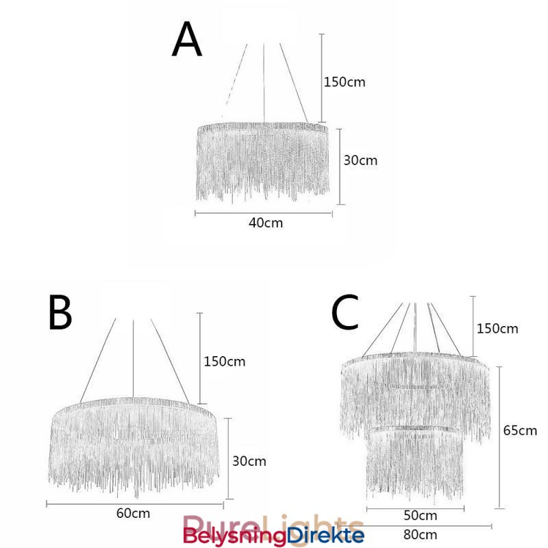 Luksuriøs Dusk Anhengslampe Rund Lysekrone