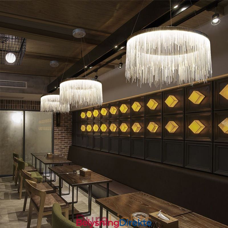 Luksuriøs Dusk Anhengslampe Rund Lysekrone