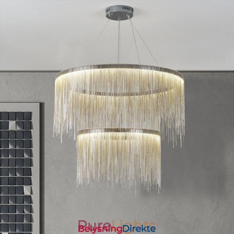 Luksuriøs Dusk Anhengslampe Rund Lysekrone