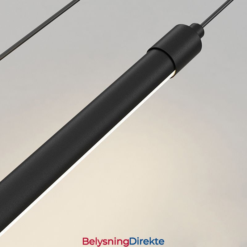 Nordisk Pendellampe Med Langt Rør Og Øy