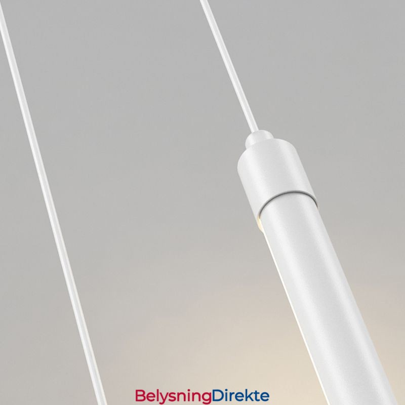 Nordisk Pendellampe Med Langt Rør Og Øy