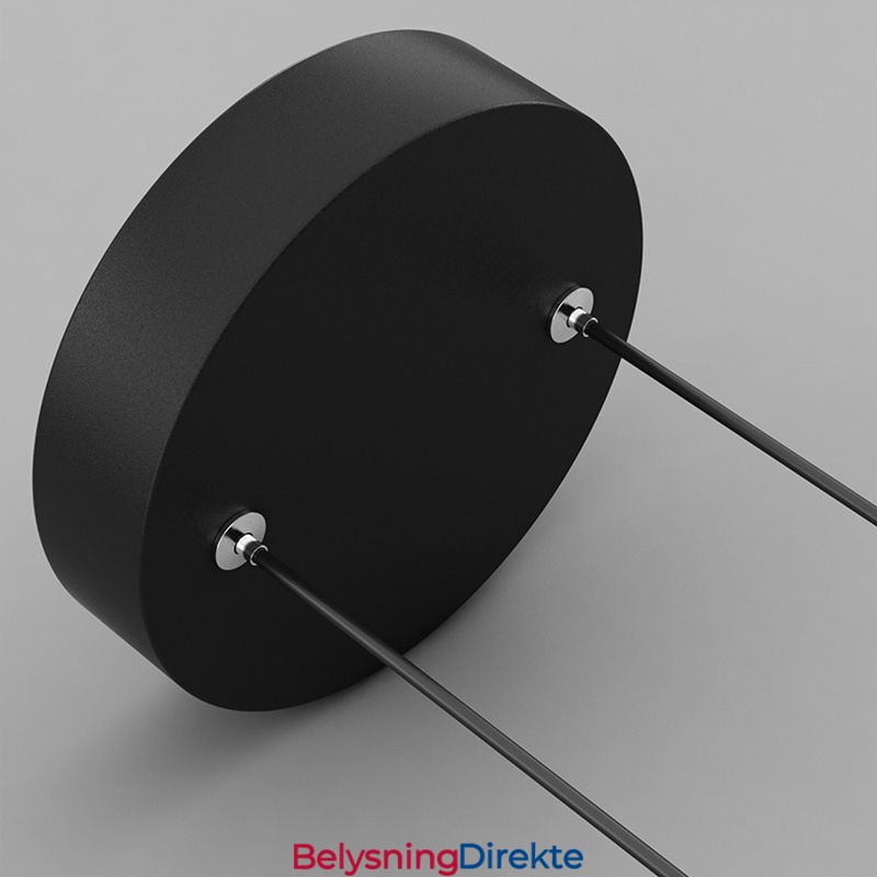 Nordisk Pendellampe Med Langt Rør Og Øy