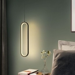 Moderne Pendellampe Minimalistisk Oval Pendellampe