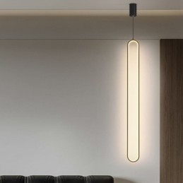 Moderne Pendellampe Minimalistisk Oval Pendellampe