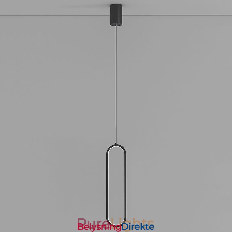 Moderne Pendellampe Minimalistisk Oval Pendellampe