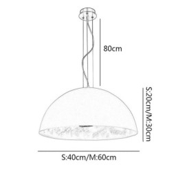 Halvsirkelformede Pendellamper Nordisk Minimalistisk Pendellampe Kafé