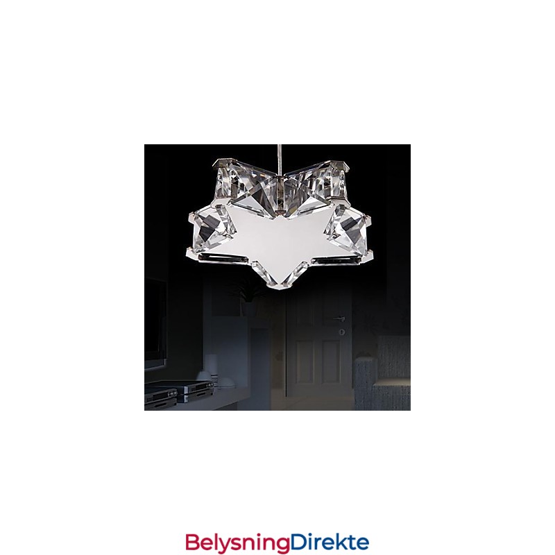 Lysekrone Med 1 Lys Enkel, Moderne Og Kunstnerisk Anhengslampe