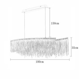 Moderne Pendellampe Kreativ Dusk Hengende Lampe Kafé