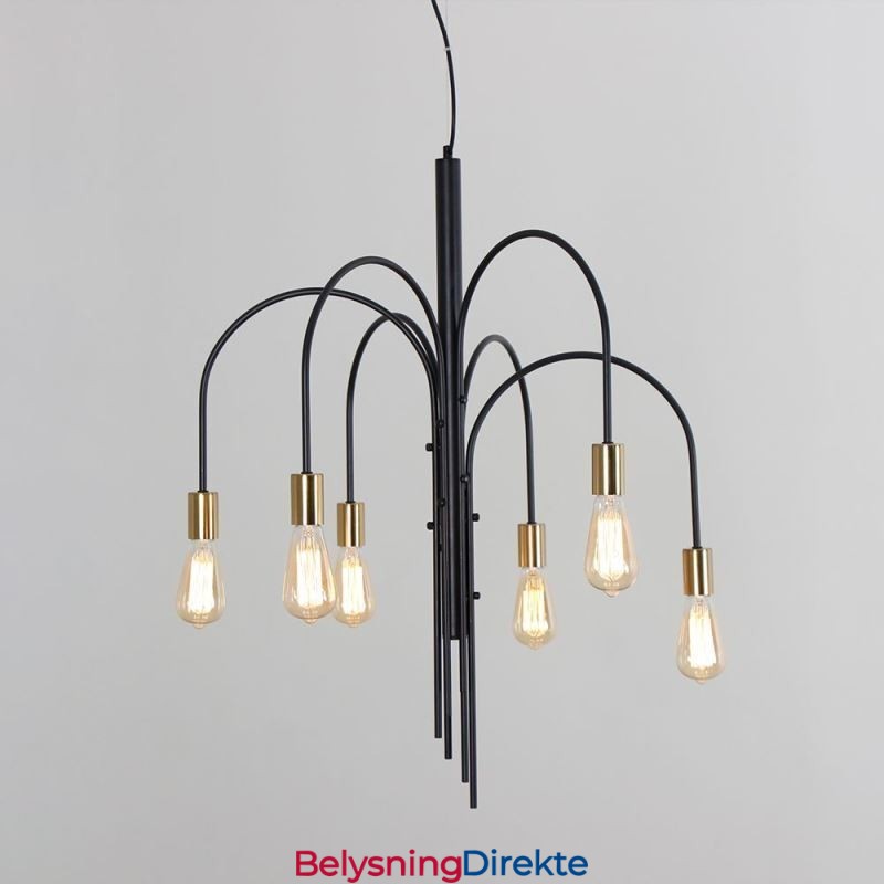 Moderne Jernlysekrone Enkel Jernanhengslampe