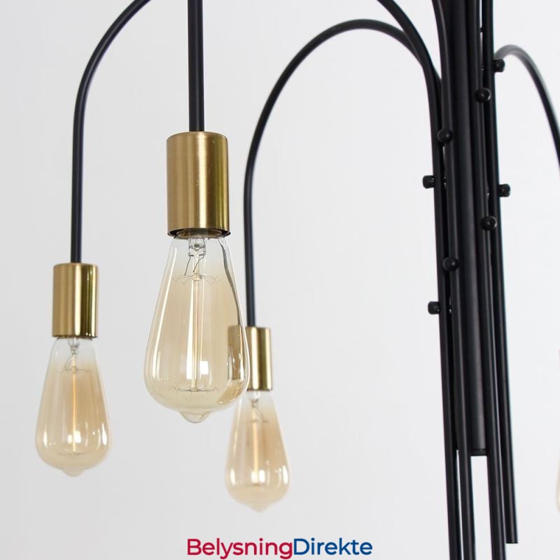 Moderne Jernlysekrone Enkel Jernanhengslampe