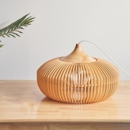 Treramme Anhengslampe Gresskarformet Lysekrone