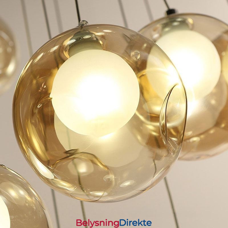 Moderne Krystallkule Anhengslampe Fargerik Krystalllysekrone (Fargerik Stil, Vennligst Kontakt Oss)