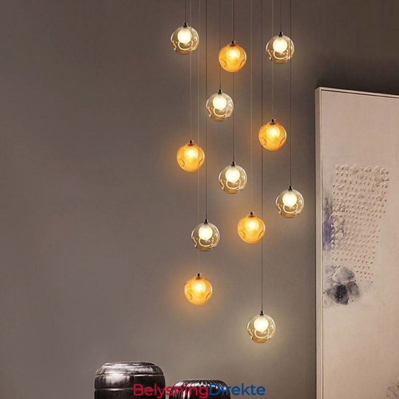 Moderne Krystallkule Anhengslampe Fargerik Krystalllysekrone (Fargerik Stil, Vennligst Kontakt Oss)