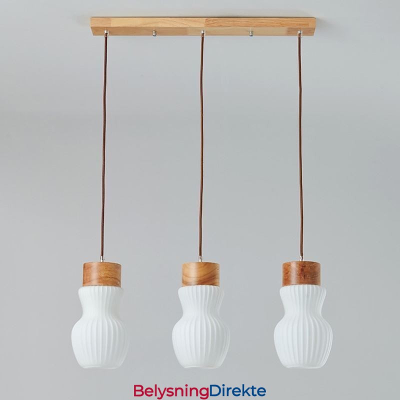 Japansk Glass Pendellampe Kreativ Dekorasjon Hengende Lampe