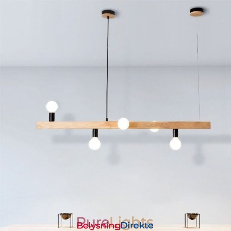 Japansk Anhengslampe I Tre, Molekyl-Lysekrone