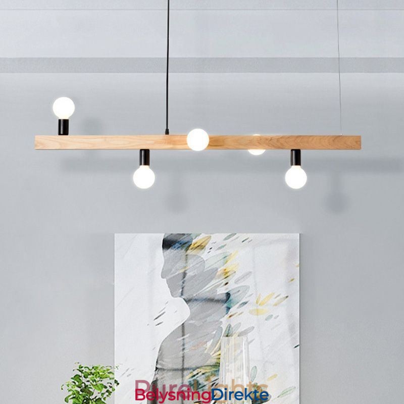 Japansk Anhengslampe I Tre, Molekyl-Lysekrone