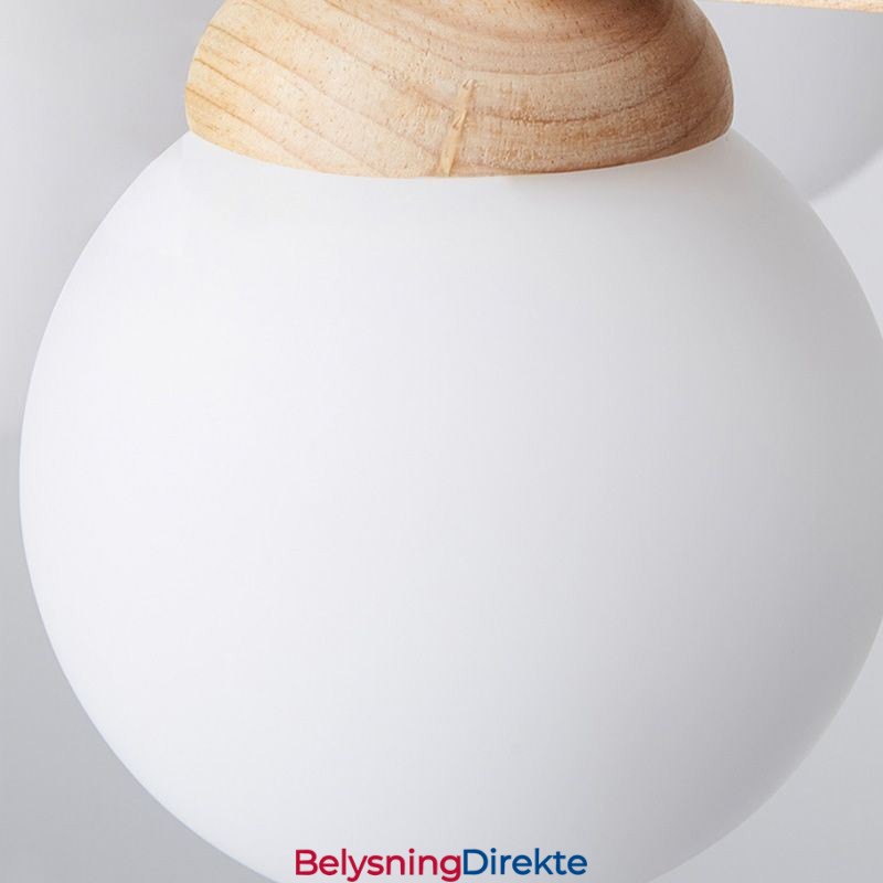 Japansk Lysekrone I Tre, Molekyl, Anhengslampe