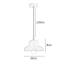 Japansk Tre Pendellampe Hatt Hengende Lampe