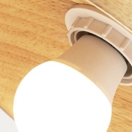 Japansk Tre Pendellampe Hatt Hengende Lampe