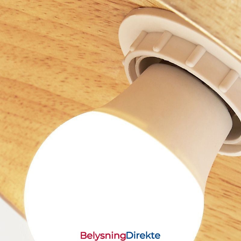 Japansk Tre Pendellampe Hatt Hengende Lampe