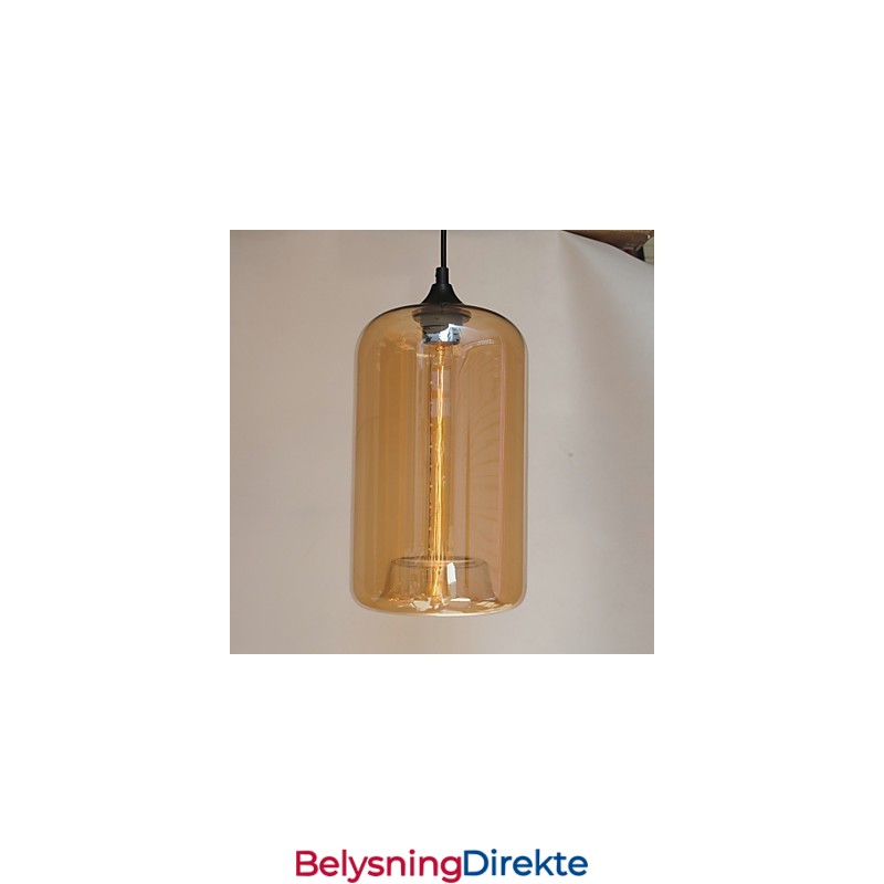 Flaskedesign Pendellampe Med 1 Lys Minimalistisk Jernmaleri