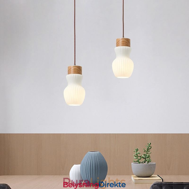 Japansk Trependellampe I Glass, Vannkoker