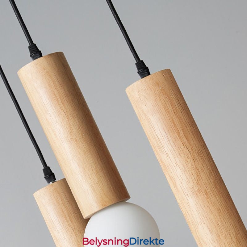 Japansk Pendellampe I Tre Med 3 Lys