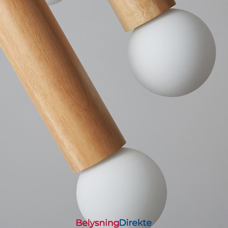 Japansk Pendellampe I Tre Med 3 Lys