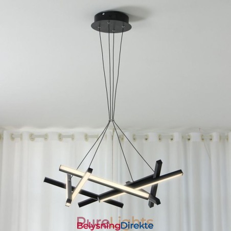 Postmoderne Lysekrone Nordisk Tregren Pendellampe