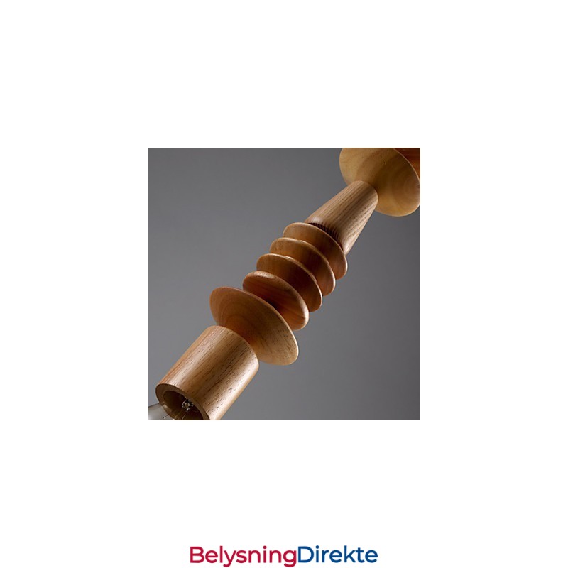 Lysekrone I Ministil, Tradisjonell Klassisk, Tre, Bambus