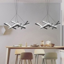 Postmoderne Lysekrone Nordisk Tregren Pendellampe