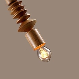 Lysekrone I Ministil, Tradisjonell Klassisk, Tre, Bambus