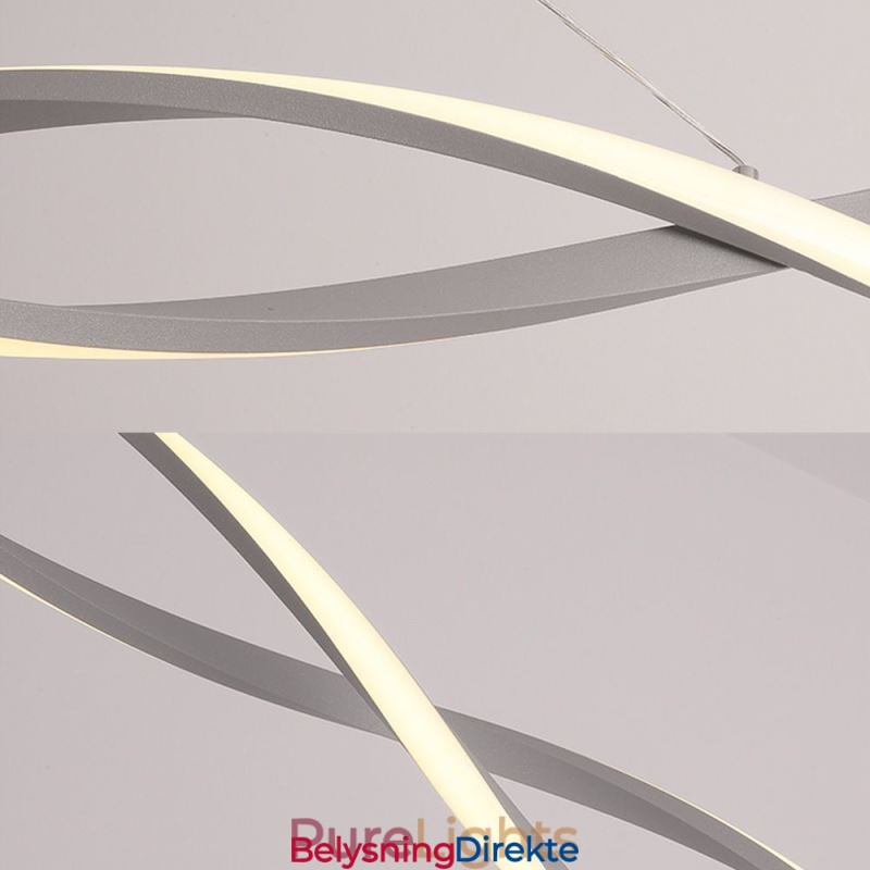 Moderne Pendellampe Med Vridesign Og Spisestue